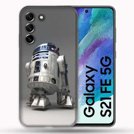 Coque Pour Samsung Galaxy S21 FE / S21FE Star Wars - R2D2