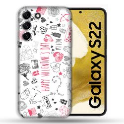 Coque Pour Samsung Galaxy S22 Amour Valentines