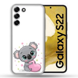 Coque Pour Samsung Galaxy S22 Animal Koala Cœur