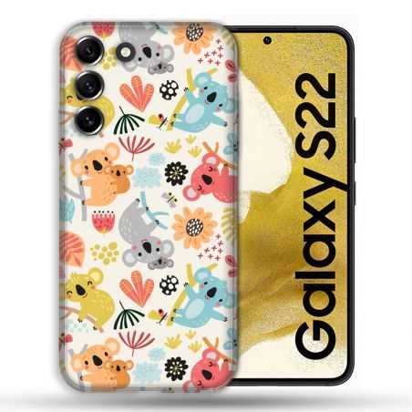 Coque Pour Samsung Galaxy S22 Animal Koala Pattern