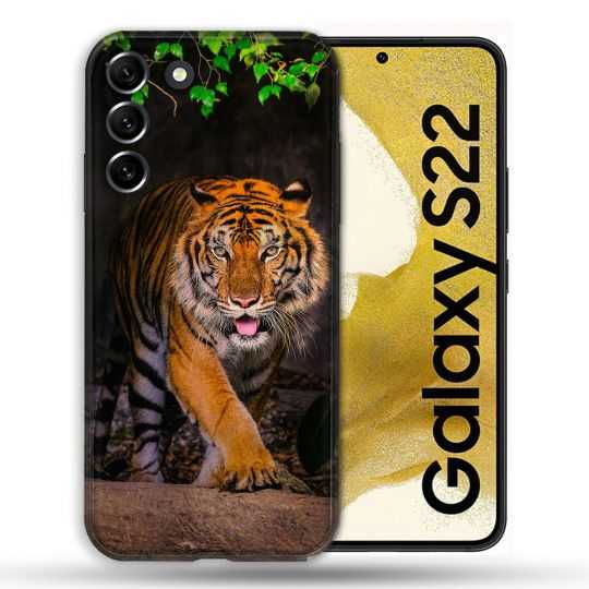 Coque Pour Samsung Galaxy S22 Animal Tigre Jungle