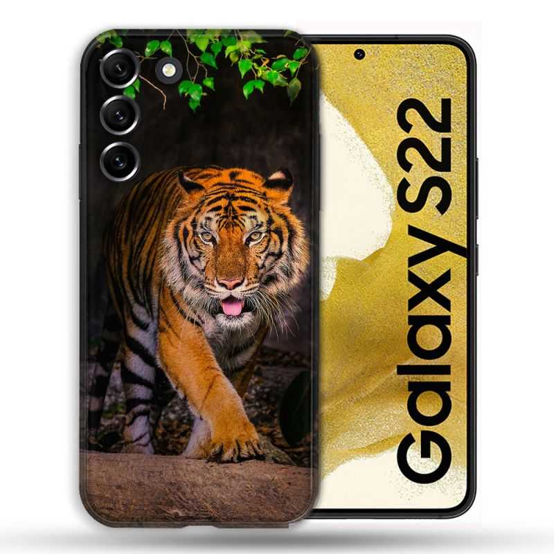 Coque Pour Samsung Galaxy S22 Animal Tigre Jungle