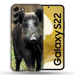 Coque Pour Samsung Galaxy S22 Chasse Sanglier bois