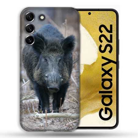 Coque Pour Samsung Galaxy S22 Chasse Sanglier Pin