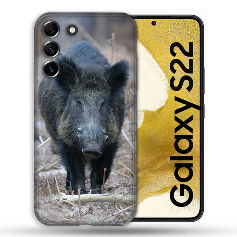 Coque Pour Samsung Galaxy S22 Chasse Sanglier Pin