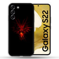 Coque Pour Samsung Galaxy S22 Fantastique Dragon Feu