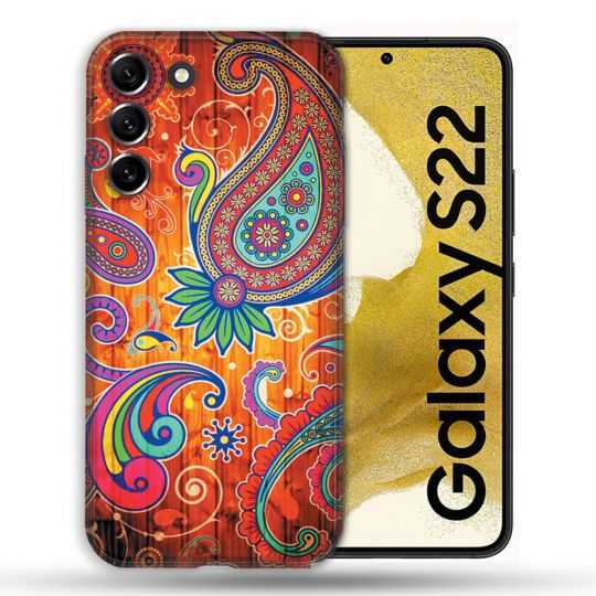 Coque Pour Samsung Galaxy S22 Fleur Psychedelic
