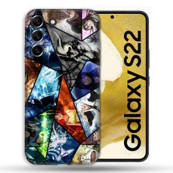 Coque Pour Samsung Galaxy S22 Manga Bleach Pele Mele
