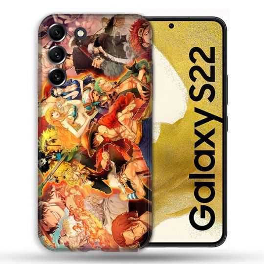 Coque Pour Samsung Galaxy S22 Manga One Piece Nakama