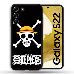 Coque Pour Samsung Galaxy S22 Manga One Piece Tete de Mort