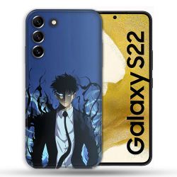 Coque Pour Samsung Galaxy S22 Manga Solo Leveling Sung Bleu