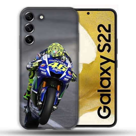 Coque Pour Samsung Galaxy S22 Moto Course GP Wheeling 46