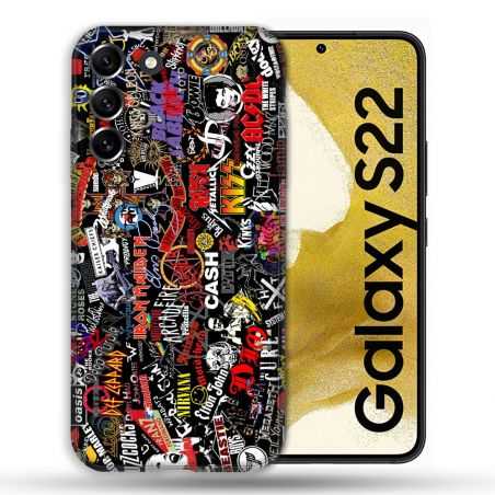 Coque Pour Samsung Galaxy S22 Musique Rock Groupe