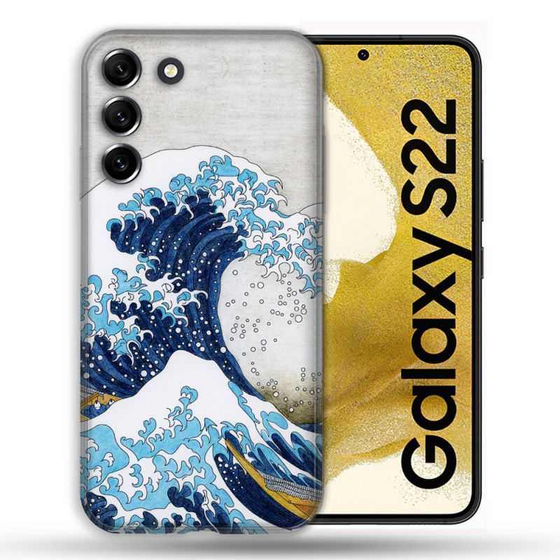 Coque Pour Samsung Galaxy S22 Peinture La Grande Vague