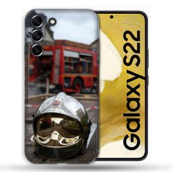 Coque Pour Samsung Galaxy S22 Pompier Casque Camion