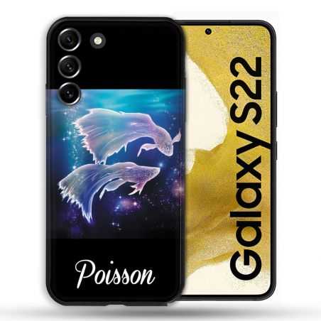 Coque Pour Samsung Galaxy S22 Signe Zodiaque 2 Poisson