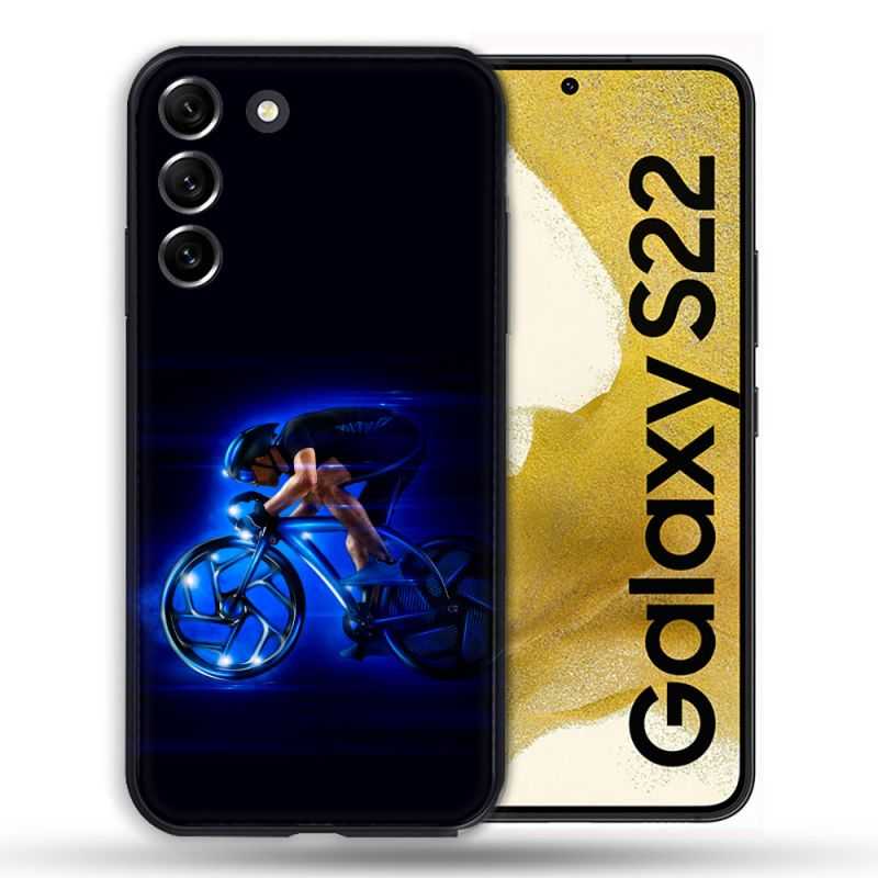 Coque Pour Samsung Galaxy S22 Sport Cyclisme Bleu