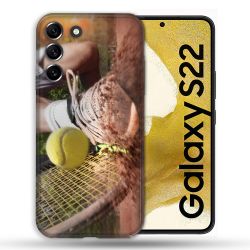 Coque Pour Samsung Galaxy S22 Sport Tennis Glissade