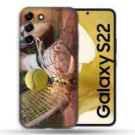 Coque Pour Samsung Galaxy S22 Sport Tennis Glissade