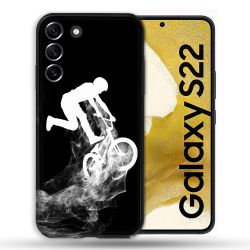 Coque Pour Samsung Galaxy S22 Sport VTT Noir