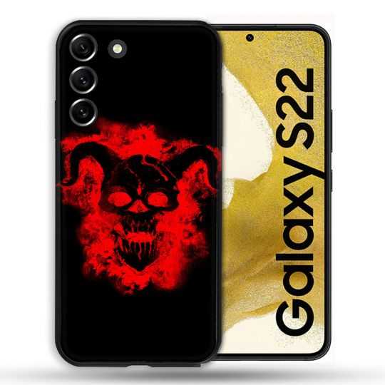 Coque Pour Samsung Galaxy S22 Tete de Mort Diable