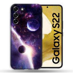 Coque Pour Samsung Galaxy S22 Univers Planete Stellaire