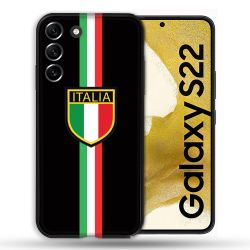 Coque Pour Samsung Galaxy S22 Voyage Italie 3 Noir