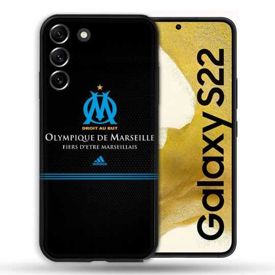 Coque Pour Samsung Galaxy S22 Olympique Marseille OM Fier etre Marseillais