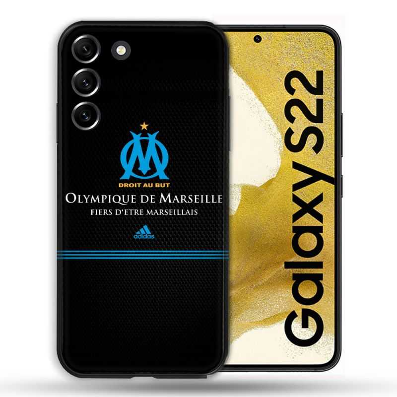 Coque Pour Samsung Galaxy S22 Olympique Marseille OM Fier etre Marseillais