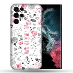 Coque Pour Samsung Galaxy S22 Ultra Amour Valentines