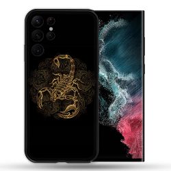 Coque Pour Samsung Galaxy S22 Ultra Animal Scorpion Fresque