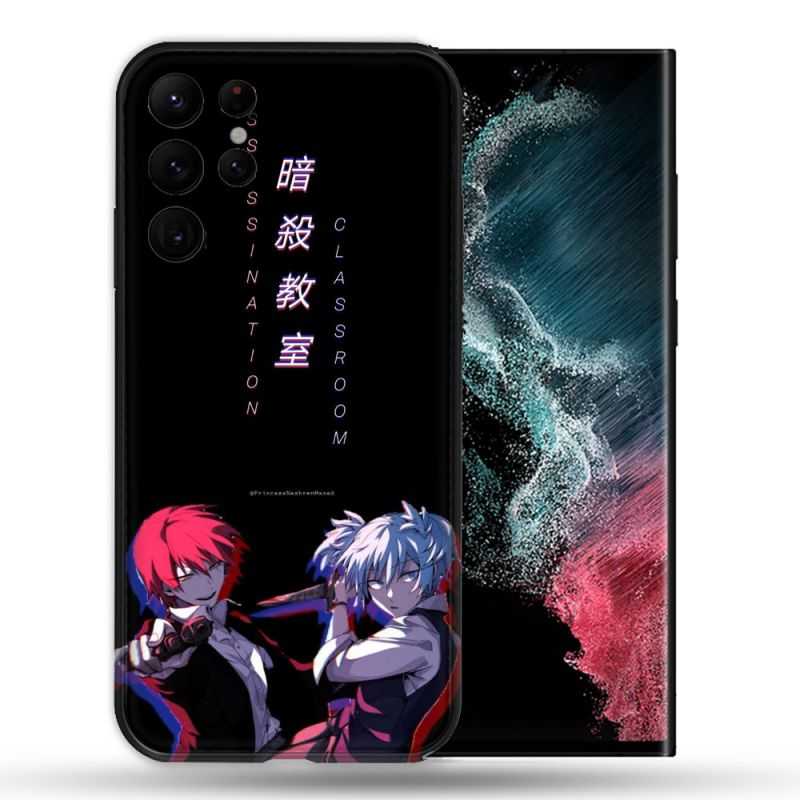 Coque Pour Samsung Galaxy S22 Ultra Manga Assassination Classroom Duo