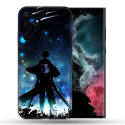 Coque Pour Samsung Galaxy S22 Ultra Manga Attaque Titans Levi