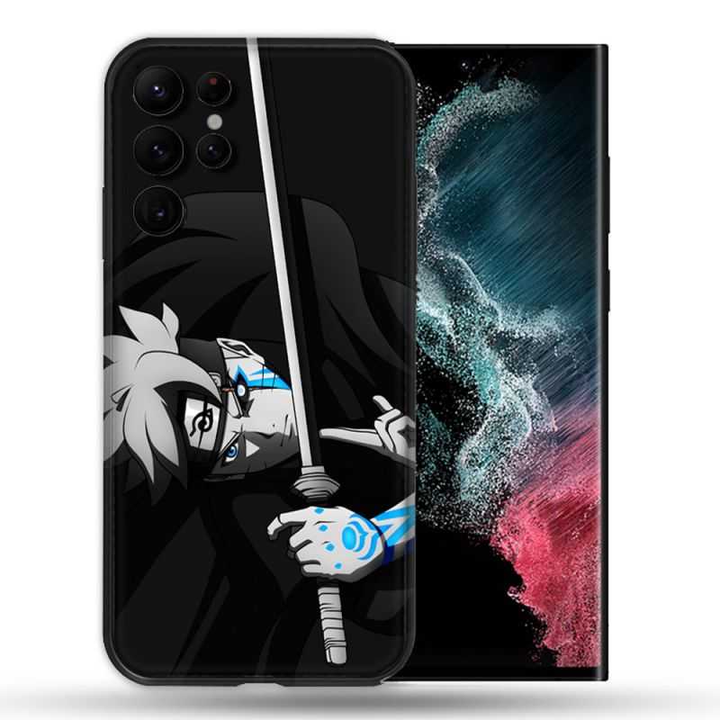 Coque Pour Samsung Galaxy S22 Ultra Manga Boruto Epée