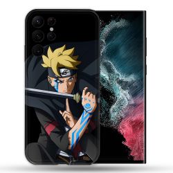 Coque Pour Samsung Galaxy S22 Ultra Manga Boruto Tatouage