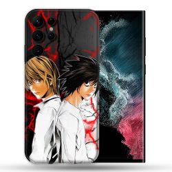 Coque Pour Samsung Galaxy S22 Ultra Manga Death Note Duo