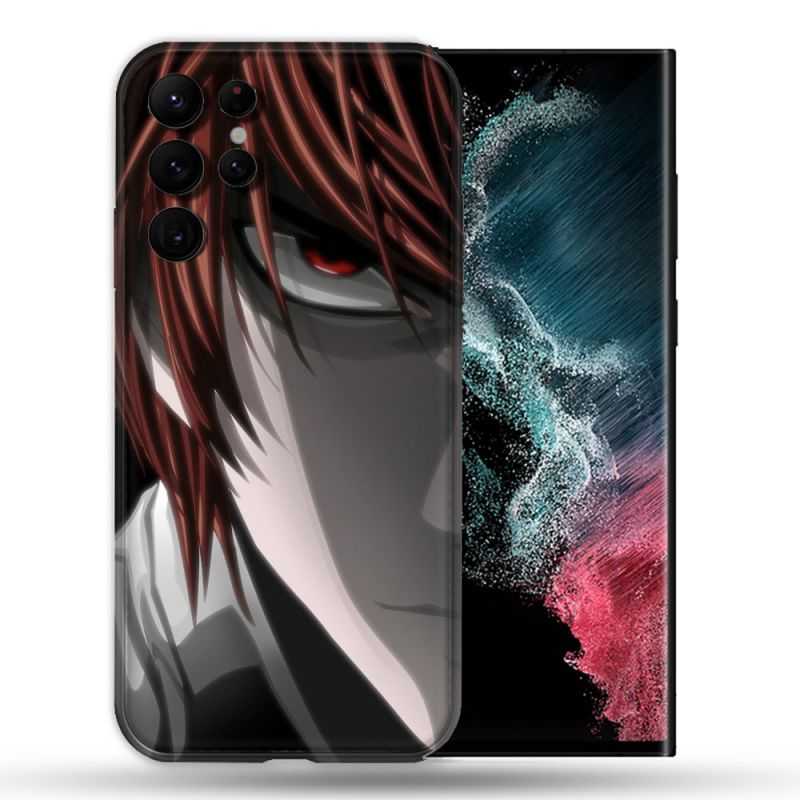 Coque Pour Samsung Galaxy S22 Ultra Manga Death Note Kira