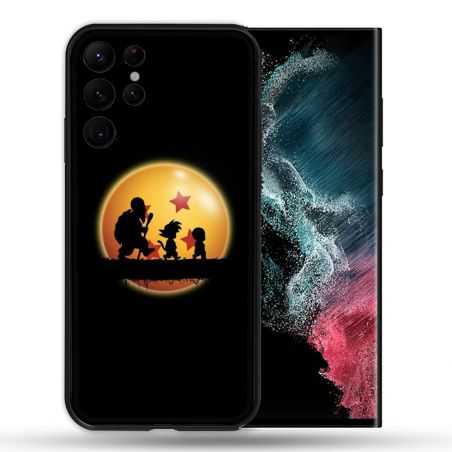 Coque Pour Samsung Galaxy S22 Ultra Manga Dragon Ball Vintage