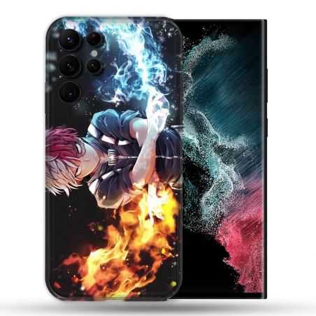 Coque Pour Samsung Galaxy S22 Ultra Manga My Hero Academia Shoto