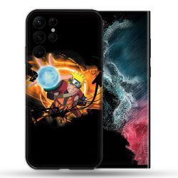 Coque Pour Samsung Galaxy S22 Ultra Manga Naruto Noir