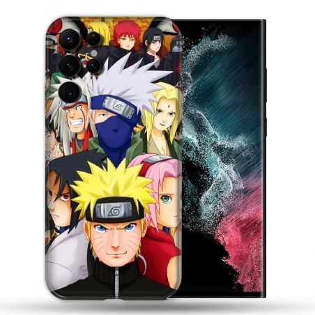 Coque Pour Samsung Galaxy S22 Ultra Manga Naruto Team