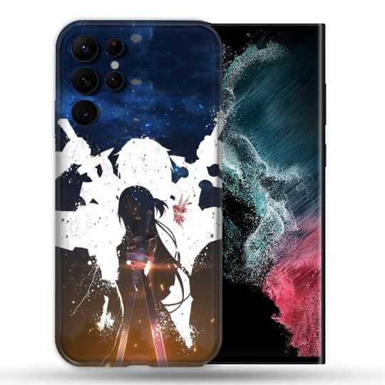 Coque Pour Samsung Galaxy S22 Ultra Manga SAO sword Art Online Asuna