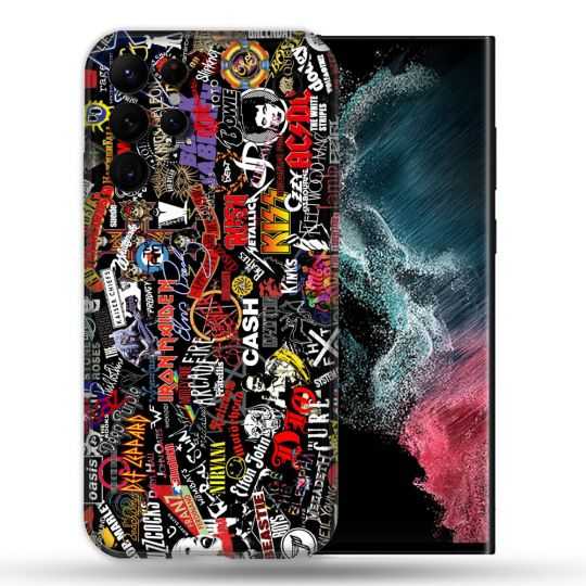 Coque Pour Samsung Galaxy S22 Ultra Musique Rock Groupe