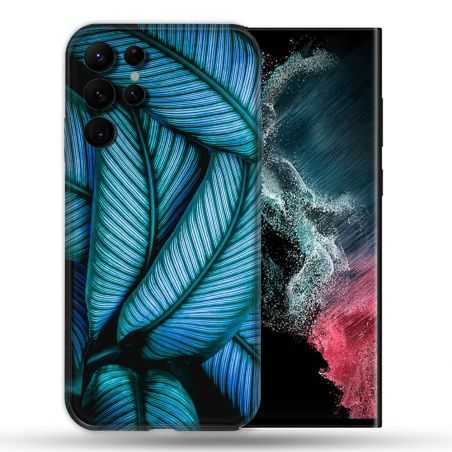 Coque Pour Samsung Galaxy S22 Ultra Nature Feuille Palmier
