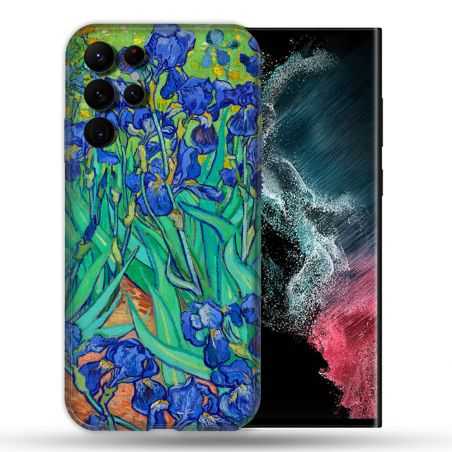 Coque Pour Samsung Galaxy S22 Ultra Peinture Iris
