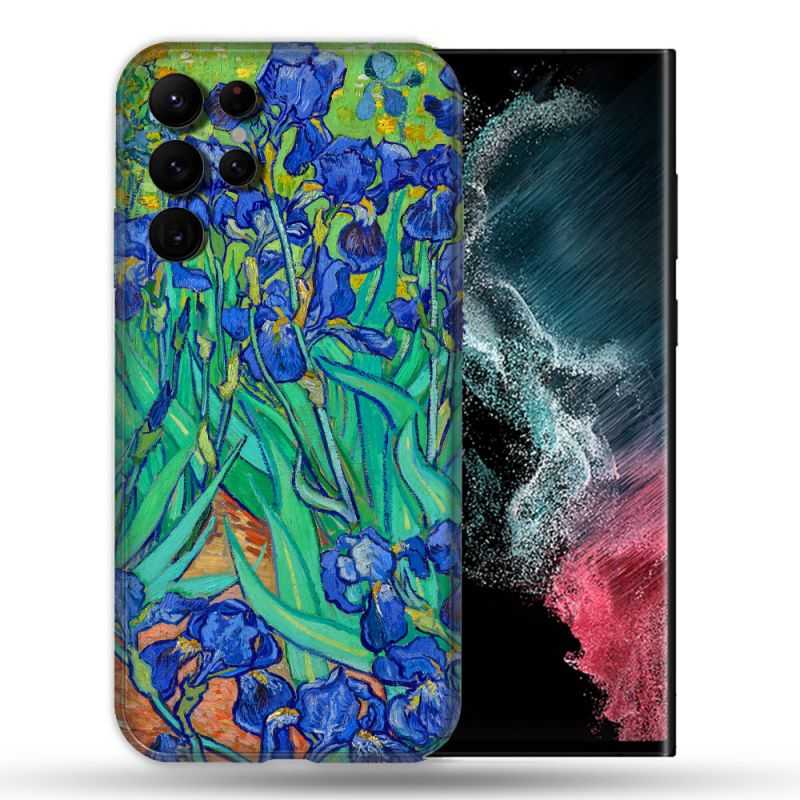 Coque Pour Samsung Galaxy S22 Ultra Peinture Iris