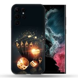 Coque Pour Samsung Galaxy S22 Ultra Poker Des