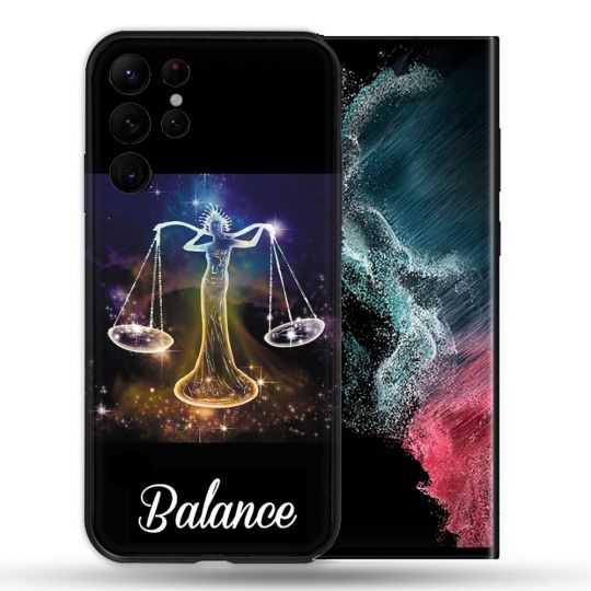 Coque Pour Samsung Galaxy S22 Ultra Signe Zodiaque 2 Balance