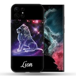 Coque Pour Samsung Galaxy S22 Ultra Signe Zodiaque 2 Lion