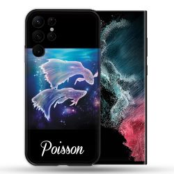 Coque Pour Samsung Galaxy S22 Ultra Signe Zodiaque 2 Poisson